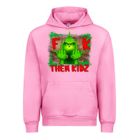 Fuchsia Pink Fuck Them Kids Grinch Urban Hoodie - Bettercallsaul