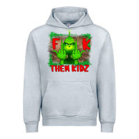 Heather Grey Fuck Them Kids Grinch Urban Hoodie - Bettercallsaul