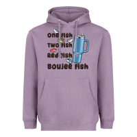 Lavender one fish two fish red fish boujee fish Heavyweight Hoodie - MaliasSmallBusiness