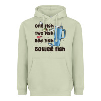 Matcha one fish two fish red fish boujee fish Heavyweight Hoodie - MaliasSmallBusiness
