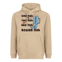 Mushroom one fish two fish red fish boujee fish Heavyweight Hoodie - MaliasSmallBusiness