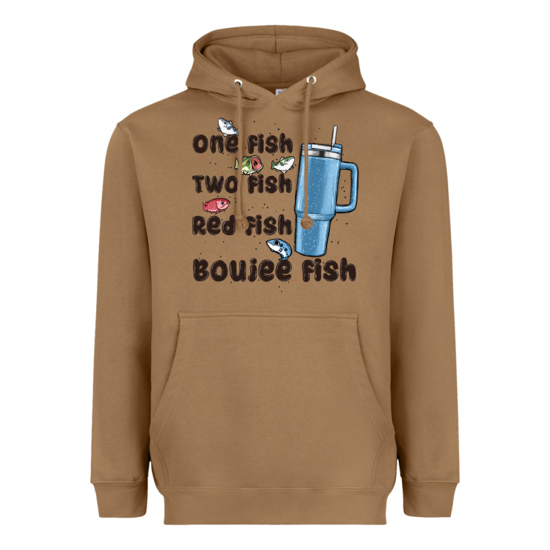 One Fish Two Fish Red Fish Boujee Fish Heavyweight Hoodie by MaliasSmallBusiness | Teevron