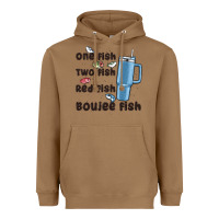 Toasted Coconut one fish two fish red fish boujee fish Heavyweight Hoodie - MaliasSmallBusiness