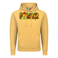 Vintage Mustard power juneteenth Vintage Hoodie - texasbilliewilder