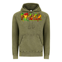 Vintage Olive power juneteenth Vintage Hoodie - texasbilliewilder