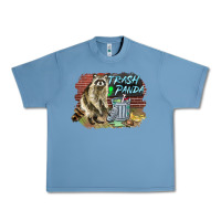 Pebble Blue raccoon trash panda Urban Heavy Tee - BarkalooDesign