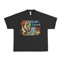 Pigment Black raccoon trash panda Urban Heavy Tee - BarkalooDesign