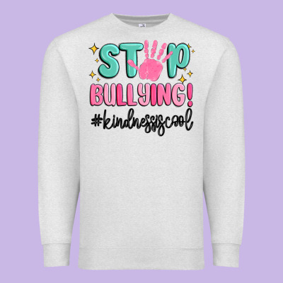 Stop Bullying Kindness Is Cool Premium Sweatshirt Designed By Maliassmallbusiness
