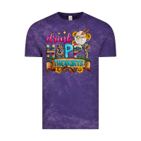 Cloud Purple drink happy thoughts Vintage Tee - Zillion Design Studio