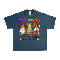 Midnight Navy hallothanksmas its the most wonderful time of the Urban Heavy Tee - texasbilliewilder