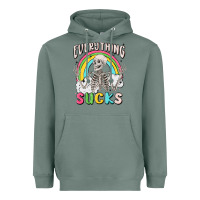 Sage everything sucks Heavyweight Hoodie - MaliasSmallBusiness