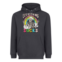 Smoke everything sucks Heavyweight Hoodie - MaliasSmallBusiness