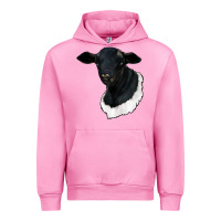 Fuchsia Pink dorper sheep Urban Hoodie - RanaPortraitStore