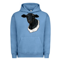Pigment Pebble Blue dorper sheep Urban Hoodie - RanaPortraitStore