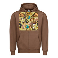 Chestnut history seamless pattern Zipper Hoodie - BundleAndBundleShop