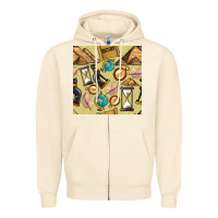 Sandshell history seamless pattern Zipper Hoodie - BundleAndBundleShop