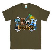 Army Green tech teacher Classic Tee - AdoDesignShop