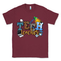 Burgundy tech teacher Classic Tee - AdoDesignShop