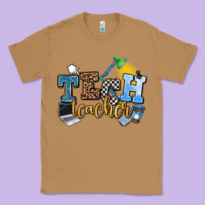 Tech Teacher Classic Tee Designed By Adodesignshop