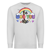 Dove Grey be who you are Premium Sweatshirt - MaliasSmallBusiness