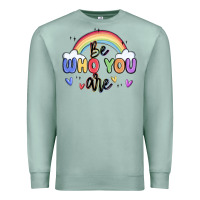Seafoam be who you are Premium Sweatshirt - MaliasSmallBusiness