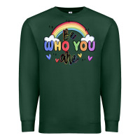 Sports Green be who you are Premium Sweatshirt - MaliasSmallBusiness