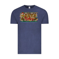 Vintage Denim christmas western santa baby Vintage Tee - RanaPortraitStore