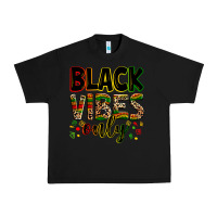 Black Black vibes only juneteenth Urban Heavy Tee - Zillion Design Studio