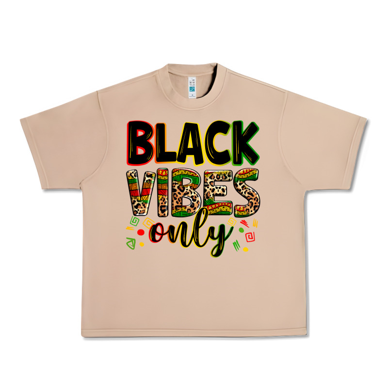 Black Vibes Only Juneteenth Urban Heavy Tee by Zillion Design Studio | Teevron