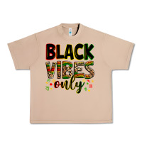 Burro Black vibes only juneteenth Urban Heavy Tee - Zillion Design Studio