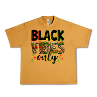 Peanut Butter Black vibes only juneteenth Urban Heavy Tee - Zillion Design Studio