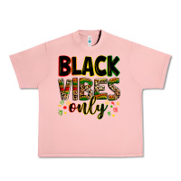 Salmon Black vibes only juneteenth Urban Heavy Tee - Zillion Design Studio