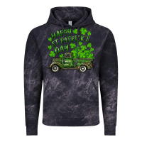 Cloud Black Happy st. patrick's day shamrock farm truck Vintage Hoodie - RanaPortraitStore