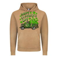 Vintage Camel Happy st. patrick's day shamrock farm truck Vintage Hoodie - RanaPortraitStore