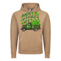 Vintage Coffee Happy st. patrick's day shamrock farm truck Vintage Hoodie - RanaPortraitStore