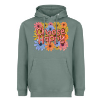 Sage choose happy Heavyweight Hoodie - MaliasSmallBusiness