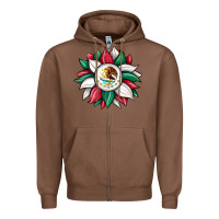 Chestnut sunflower mexican flag Zipper Hoodie - JahusDesignShop