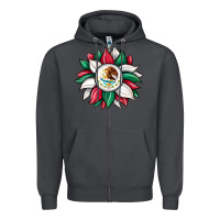 Smoke sunflower mexican flag Zipper Hoodie - JahusDesignShop