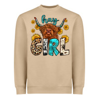Mushroom hay girl Heavyweight Sweatshirt - Zillion Design Studio