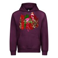Mauve Wine Christmas Flamingo Urban Hoodie - Bettercallsaul