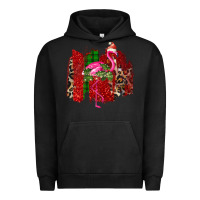 Pigment Black Christmas Flamingo Urban Hoodie - Bettercallsaul