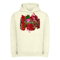 Pigment Pistachio Christmas Flamingo Urban Hoodie - Bettercallsaul
