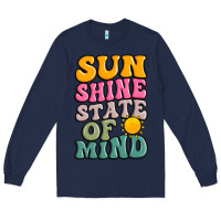 Navy sun shine state of mind Long Sleeve Tee - JahusDesignShop