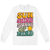 White sun shine state of mind Long Sleeve Tee - JahusDesignShop