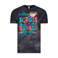 Cloud Black coffee scrubs and rubber gloves Vintage Tee - Zillion Design Studio