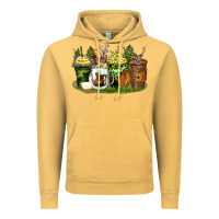 Vintage Mustard hunter coffee cups Vintage Hoodie - Zillion Design Studio
