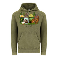 Vintage Olive hunter coffee cups Vintage Hoodie - Zillion Design Studio