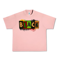 Salmon Black juneteenth Urban Heavy Tee - Zillion Design Studio