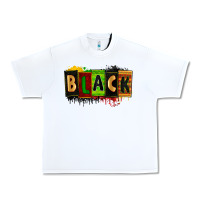 White Black juneteenth Urban Heavy Tee - Zillion Design Studio