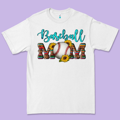 Western Leopard Serape Wooden Sunflowers  Turquoise Glitter Mom Baseba Premium Tee Designed By Artiststas